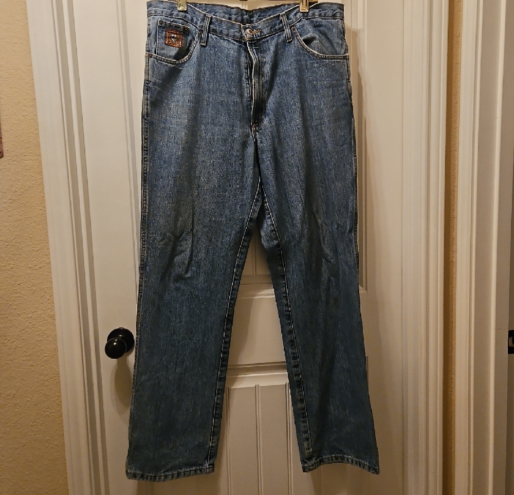 NWOT! Cinch Light Blue Relaxed Fit Men’s Jeans 38x34 - Picture 3 of 9